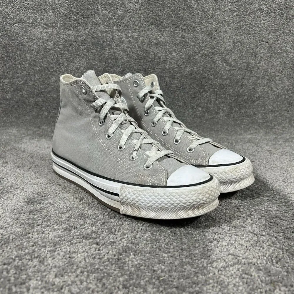Converse Chuck Taylor All Star Eva Lift High Kids Sz 5 Gray Athletic Shoes Used